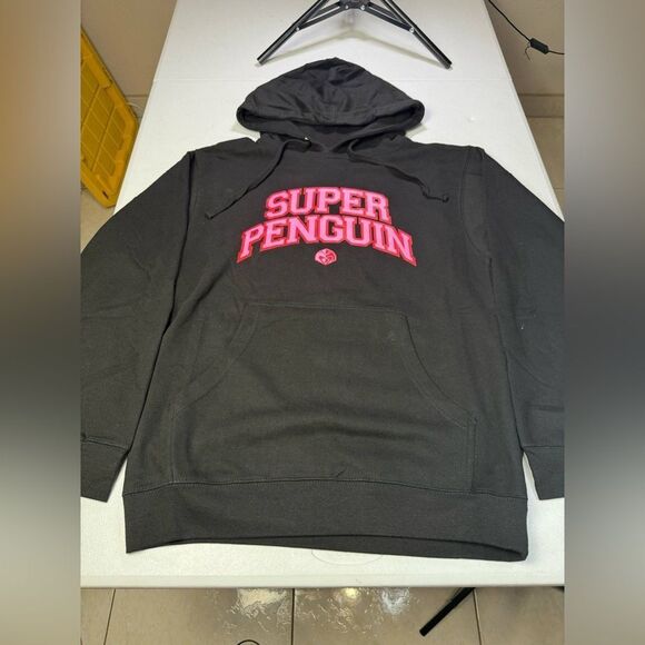 New Anti Social Social Club Super Penguin Hoodie Black ASSW420 Men's Sz S - Picture 7 of 9